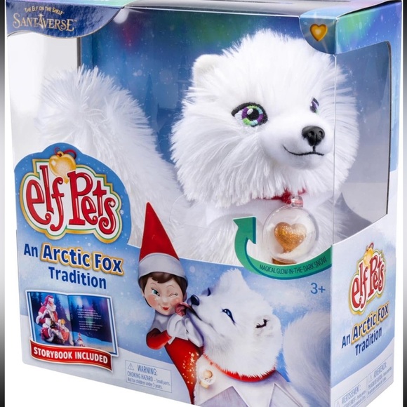 Brand new in box Elf Pets Arctic Fox with storybook - Picture 1 of 3
